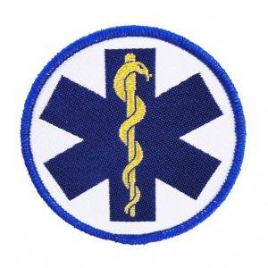 Star of life patch blauw