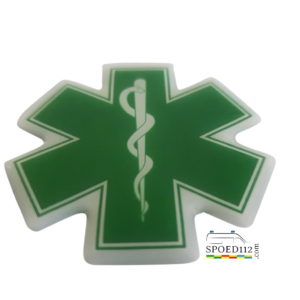 star of life sticker groen