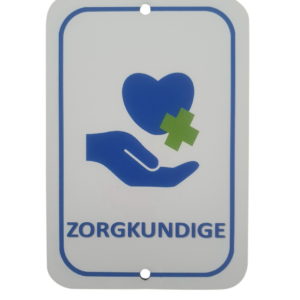 Autobordje zorgkundige