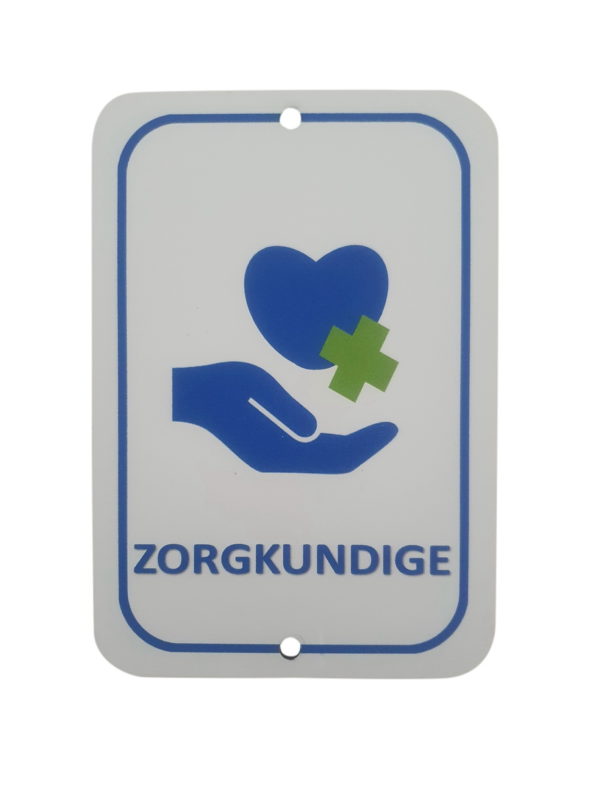 Autobordje zorgkundige