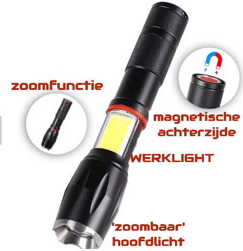 TACTICAL LED flashlight >>>SET