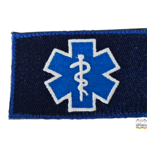 Geborduurde patch SoL BLAUW