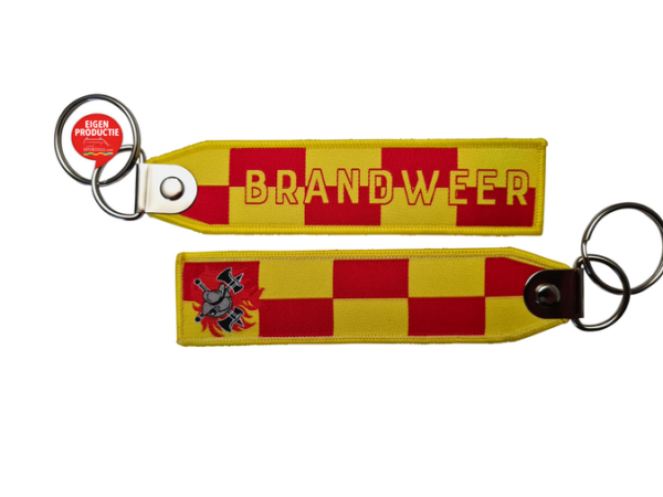 Sleutelhanger BRANDWEER | BATTENBURG + logo BW model 2021
