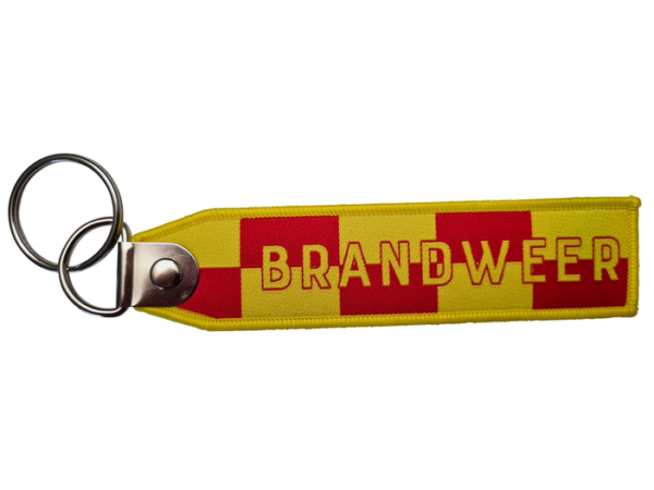 Sleutelhanger BRANDWEER | BATTENBURG + logo BW model 2021