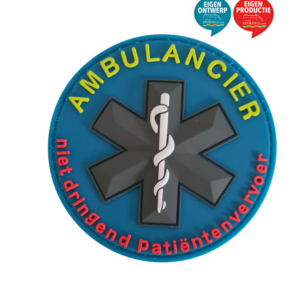 ambulancier patch badge