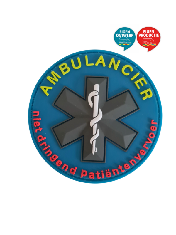 ambulancier patch badge