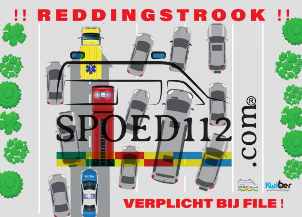 sticker ambulance brandweer sticker reddingstrook