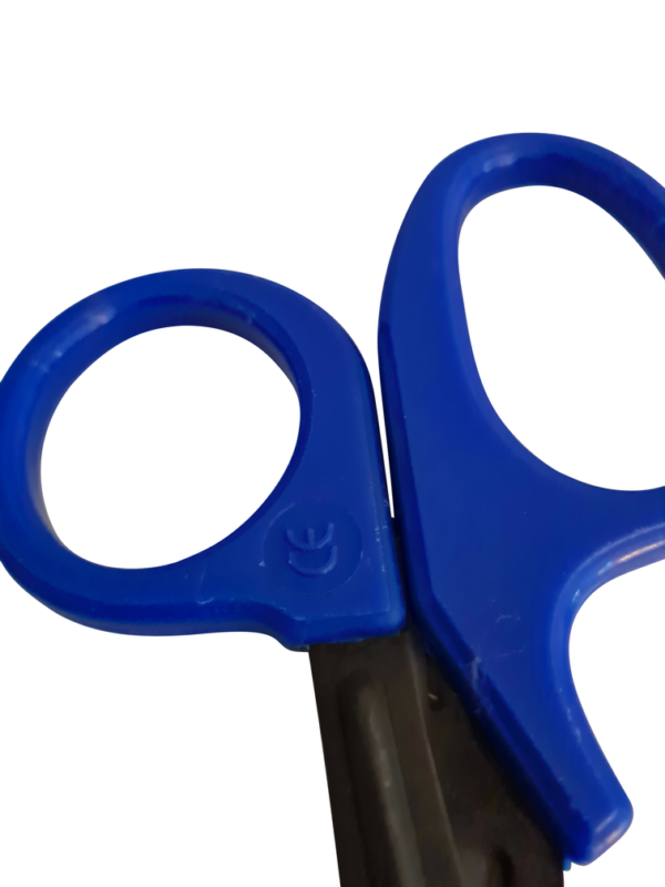 blauw handvat