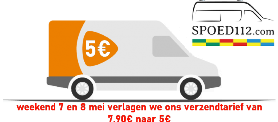 verzending 5€